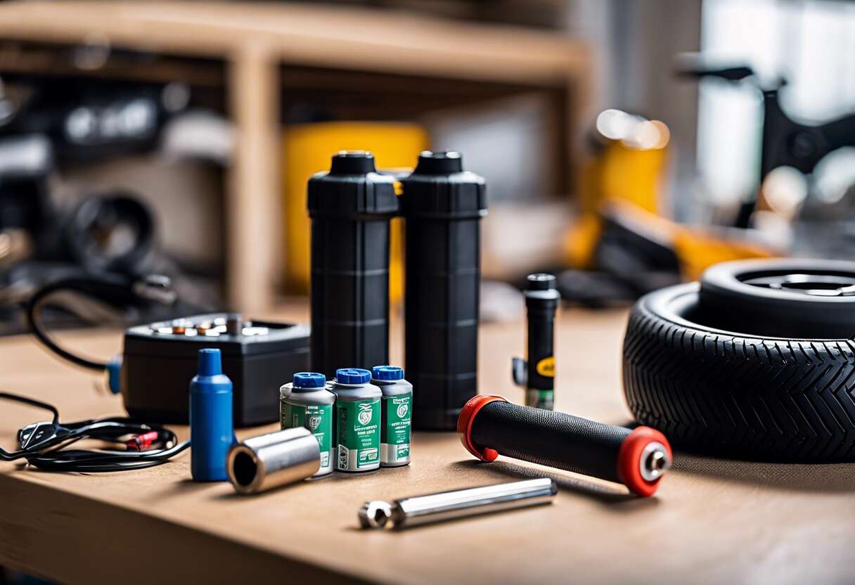 Réparations spécifiques : pneus, batteries et autres composants communs