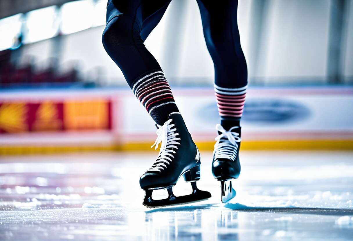 Les spécificités des chaussettes techniques en patinage sur glace