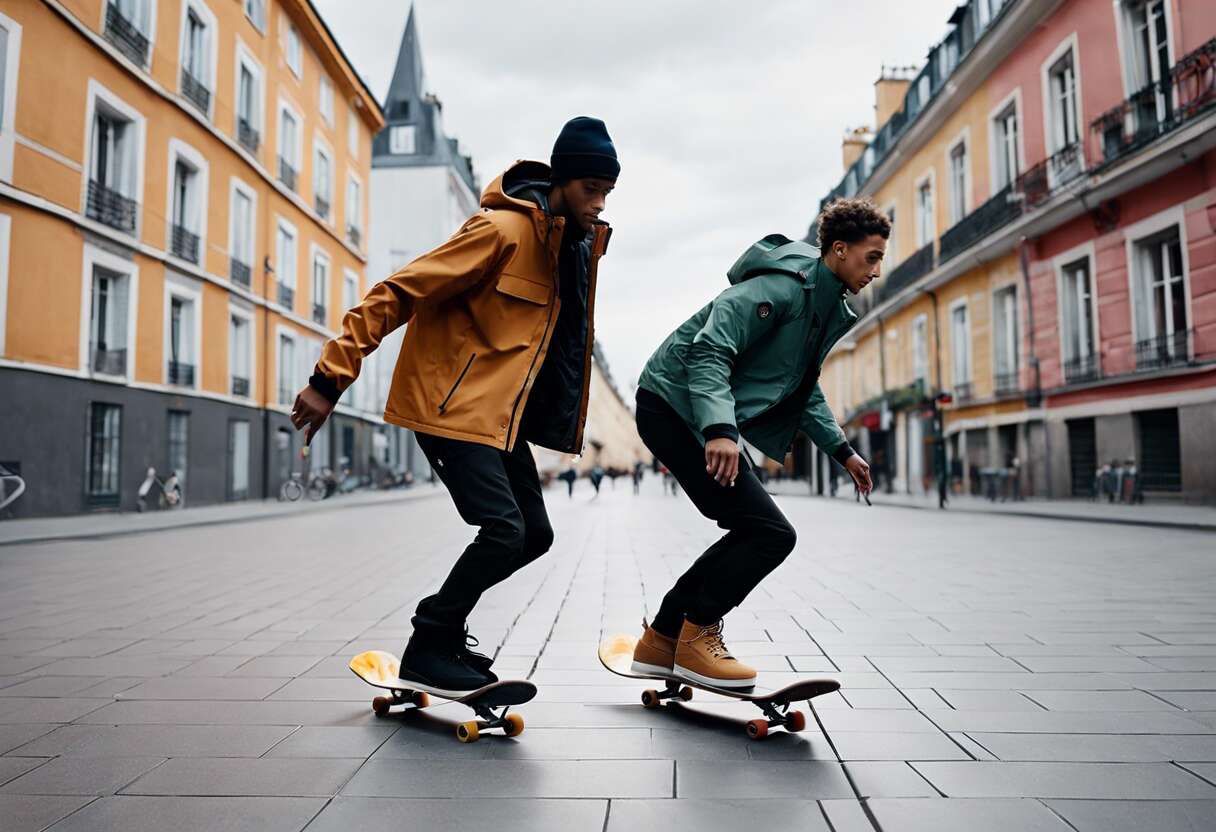 Vestes de skate : choisir entre hardshell et softshell selon ses besoins