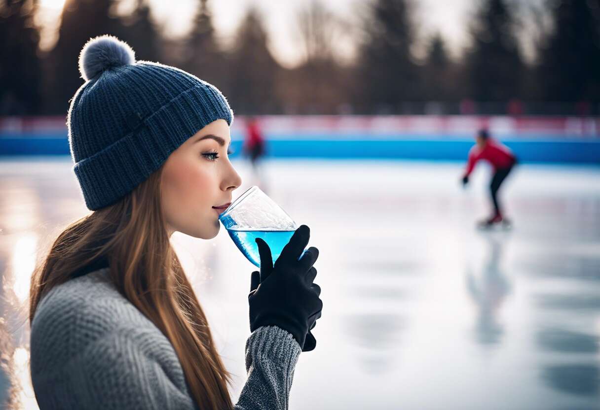 Hydratation et patinage artistique : maintenir l'équilibre sur la glace